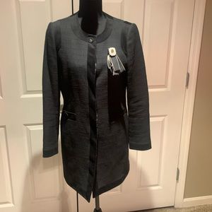 Karl Lagerfeld Black Textured Women's Blazer